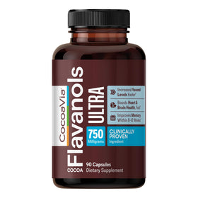 CocoaVia Flavanols de Cacao 750mg - vue avant de l'emballage