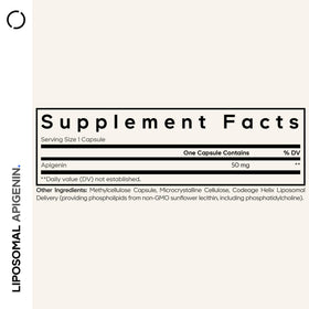 Codeage Apigénine 50 mg flacon avec capsules