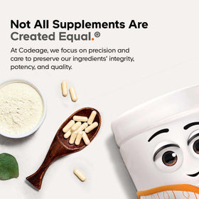 Codeage Calcium Pro+ 250mg capsules dans une main