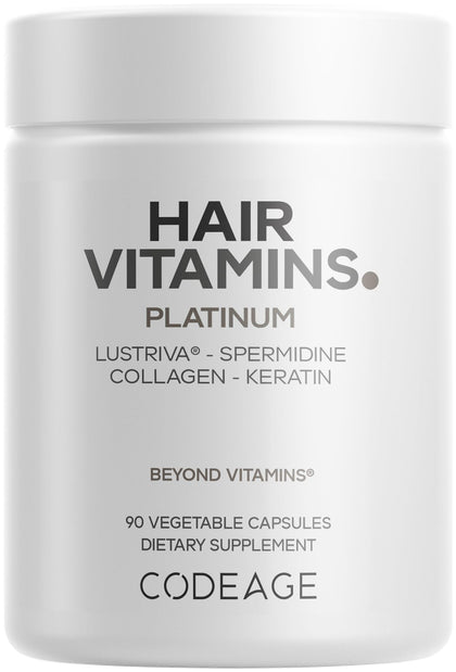 Codeage Cheveux Platinum 90 capsules vue avant