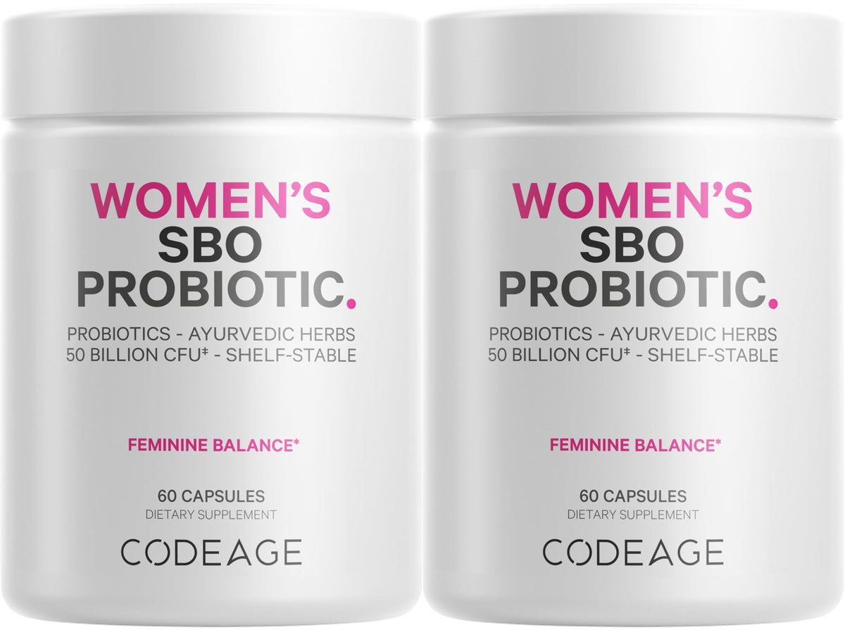 Codeage Complément Alimentaire Femmes Probiotiques 50 Milliards CFU vue de face