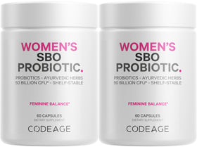Codeage Complément Alimentaire Femmes Probiotiques 50 Milliards CFU vue de face