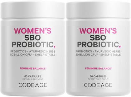 Codeage Complément Alimentaire Femmes Probiotiques 50 Milliards CFU vue de face