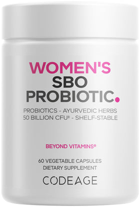 Codeage Complément Alimentaire Probiotiques Femmes 60 Capsules