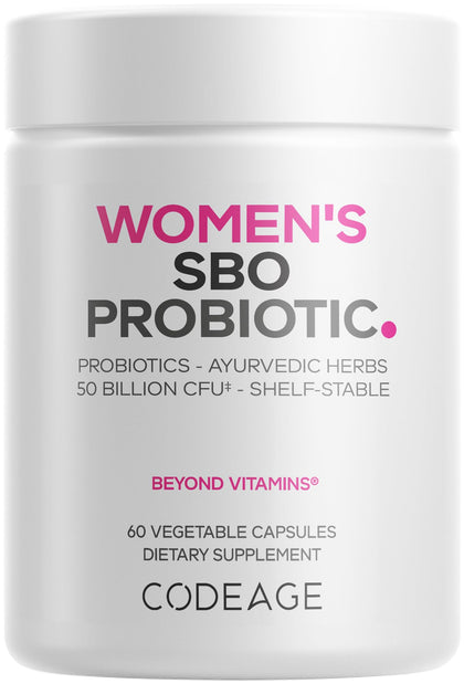 Codeage Complément Alimentaire Probiotiques Femmes 60 Capsules