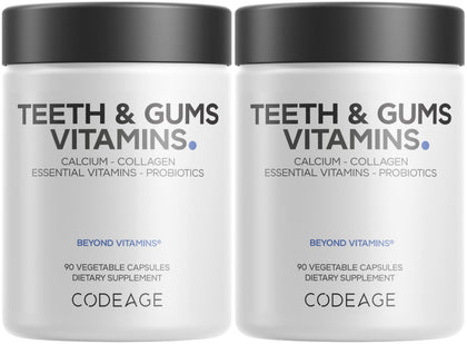 Codeage Compléments Alimentaires Dents et Gencives, emballage avant