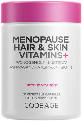 Codeage Compléments Alimentaires Femmes Menopause Cheveux & Peau 60 Capsules vue avant