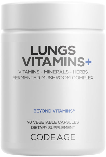 Codeage Compléments Alimentaires pour les Poumons 90 Capsules vue avant