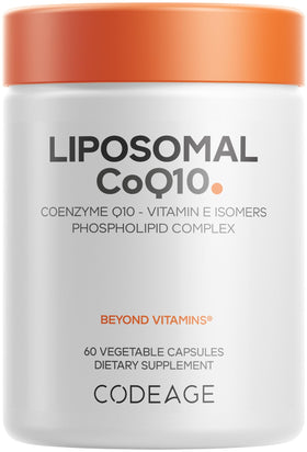 Codeage CoQ10 Liposomal 125mg capsules front view