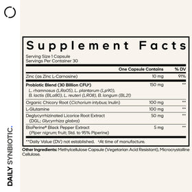 Codeage Daily Synbiotic bouteille avec capsules