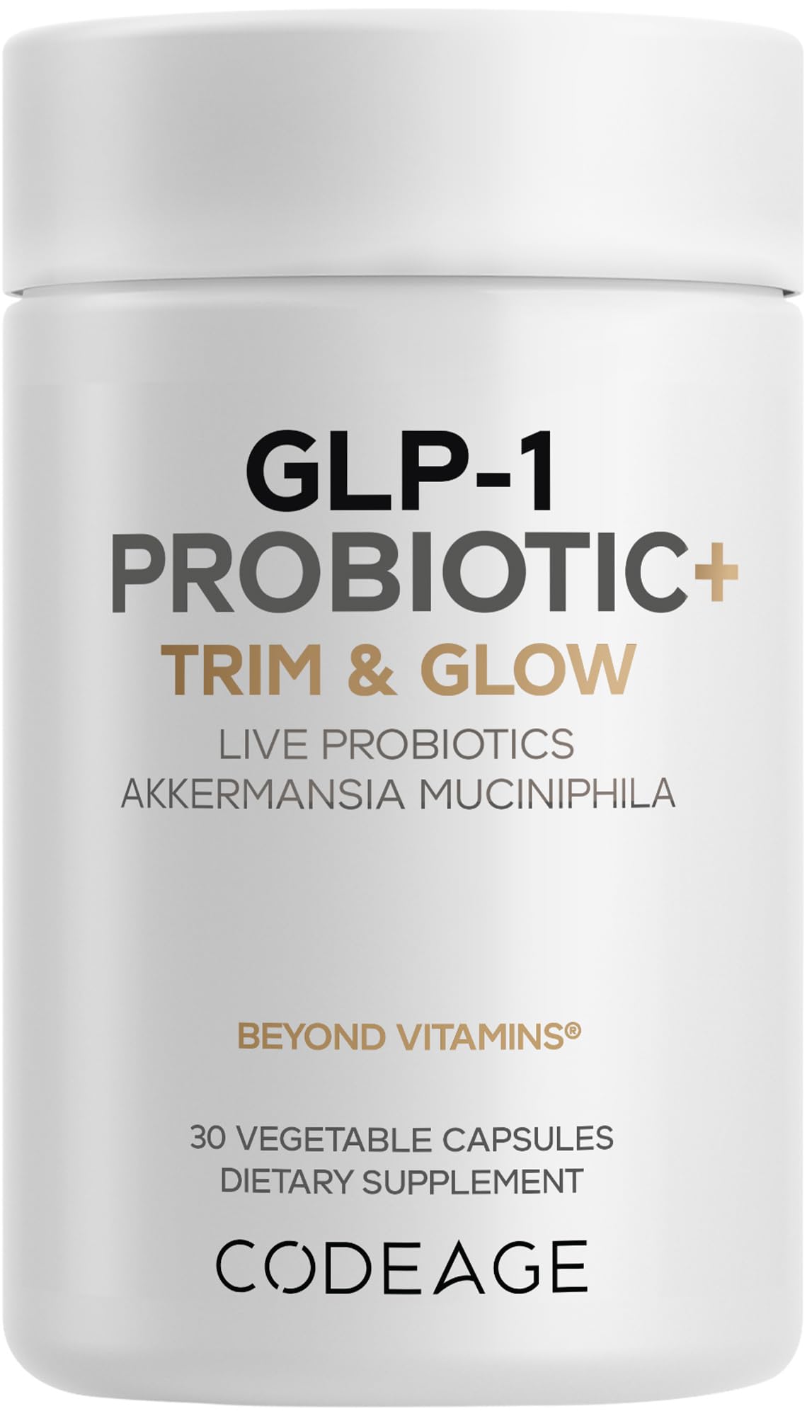 Codeage GLP-1 Probiotic+ 30 capsules vue avant