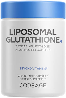 Codeage Glutathione Liposomal 500 mg vue avant de la bouteille