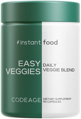 Codeage Instantfood Easy Veggies capsules vue de face, 90 gélules