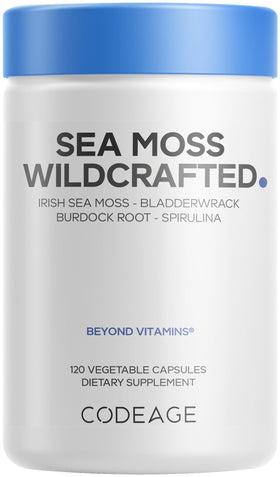 Codeage Irish Sea Moss flacon de 120 capsules vue avant