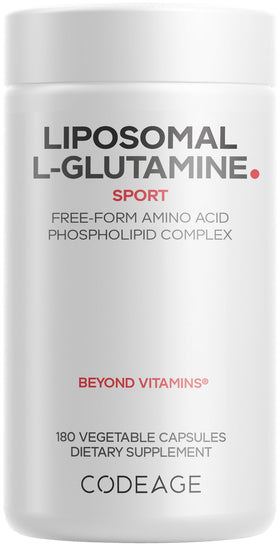 Codeage L-Glutamine Liposomal 1000mg flacon vue avant