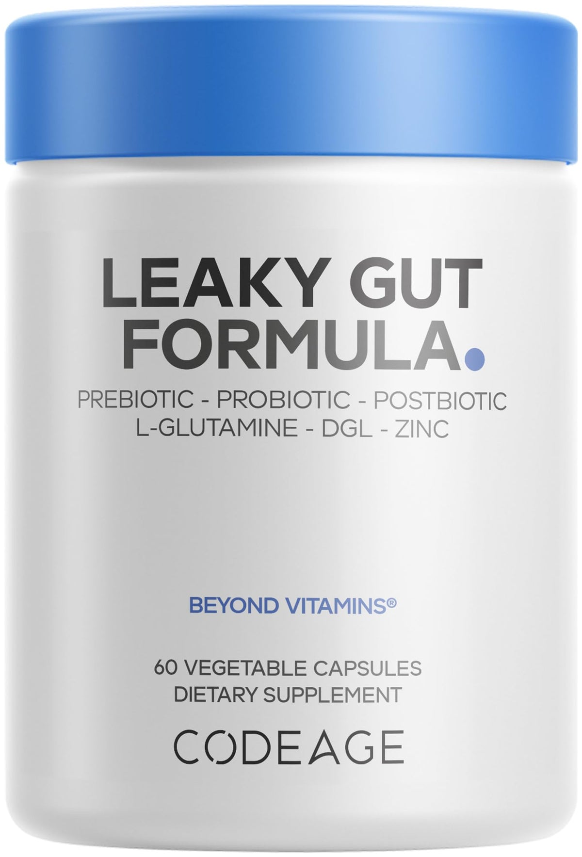 Codeage Leaky Gut 60 capsules vue de face