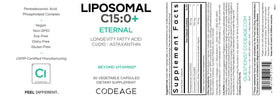 Codeage Liposomal C15:0 gélule avec vue rapprochée
