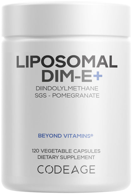 Codeage Liposomal DIM 120 capsules bouteille vue de face
