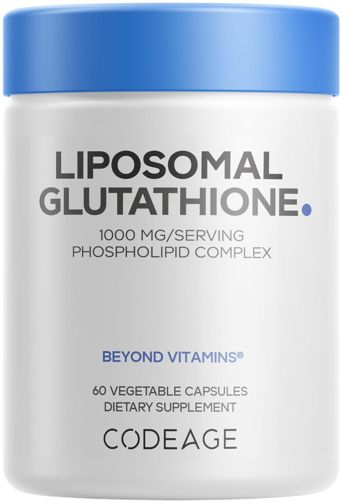 Codeage Liposomal Glutathione 1000 mg flacon avant
