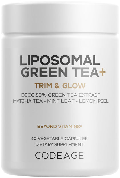 Codeage Liposomal Green Tea+ 60 capsules vue de face