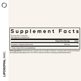 Codeage Liposomal NAC 900 mg capsules végétaliennes