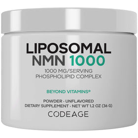 Codeage Liposomal NMN 1000 mg poudre sans saveur 82g vue de face