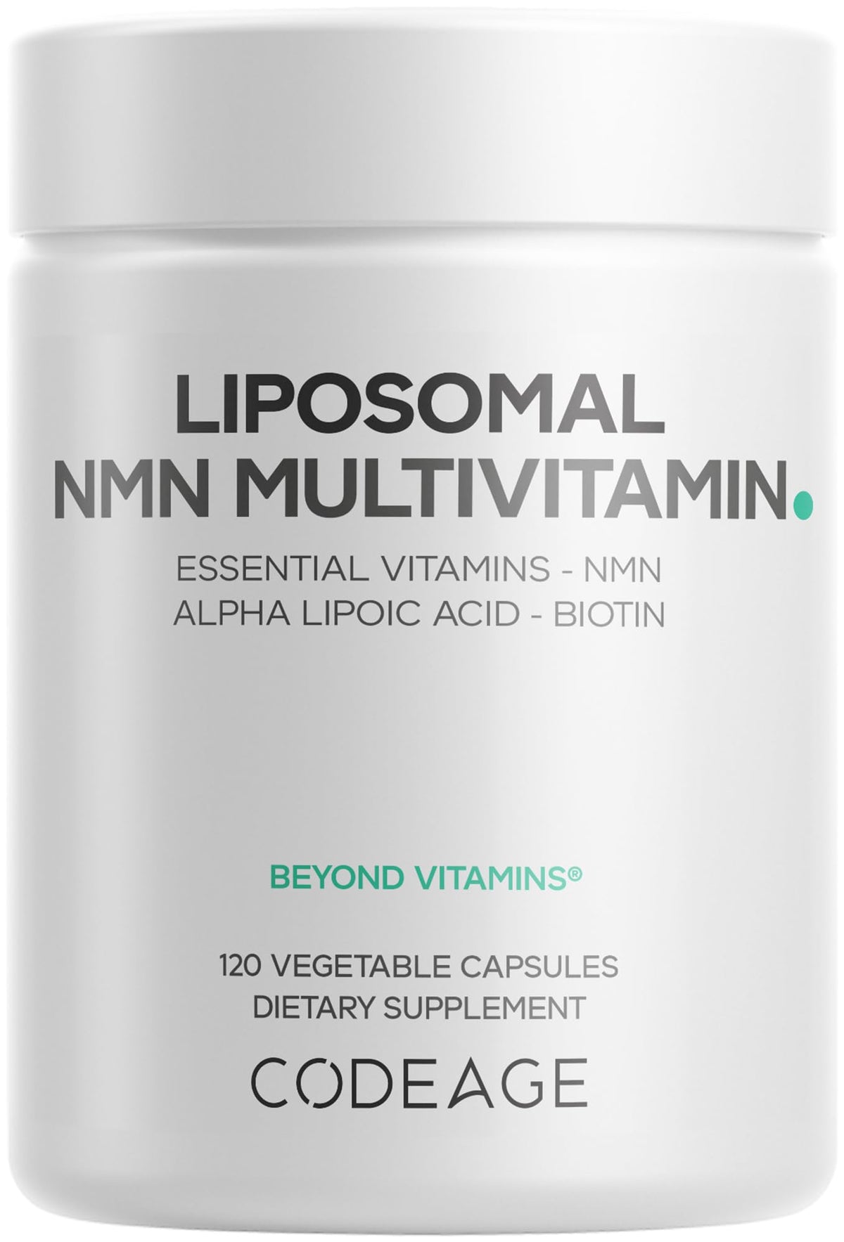 Codeage Liposomal NMN Multivitamin 120 capsules avant