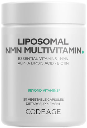 Codeage Liposomal NMN Multivitamin 120 capsules avant