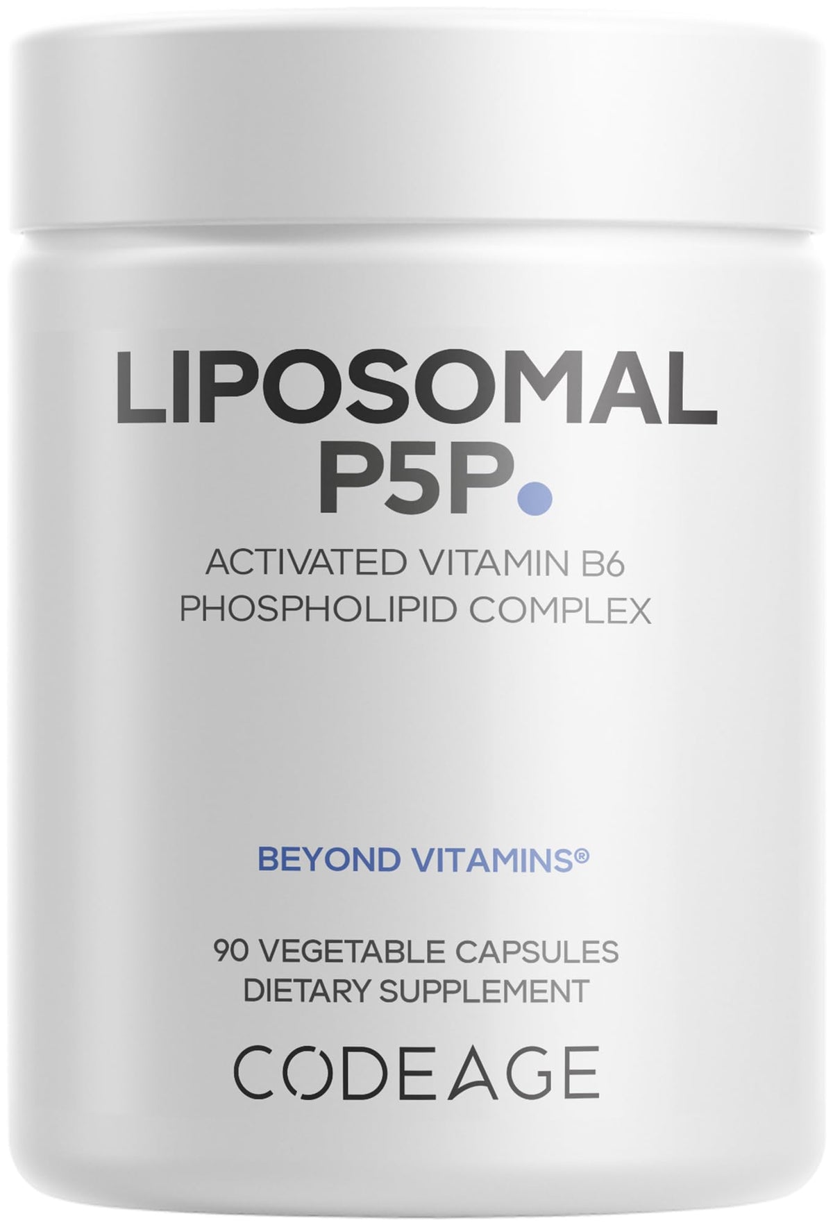 Codeage Liposomal P5P flacon de 90 capsules vue de face