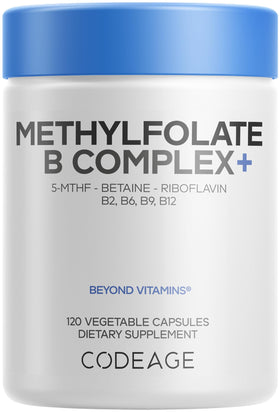 Codeage Methylfolate B Complex 120 capsules, vue avant