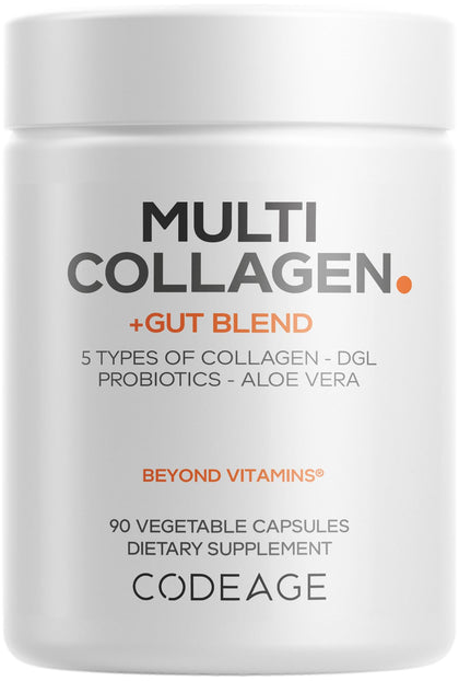 Codeage Multi Collagen Gut Blend 90 capsules vue de face