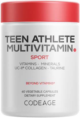 Codeage Multivitamine Adolescent Sportif 60 Capsules vue de face