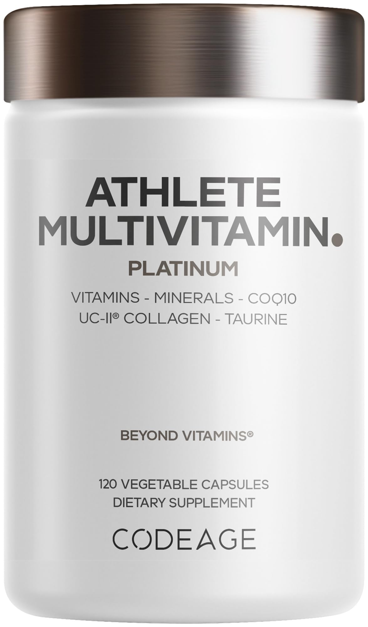 Codeage Multivitamine Athlète 120 capsules vue avant