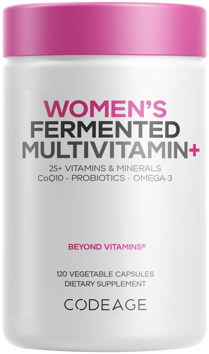 Codeage Multivitamine Femme 120 capsules vue avant