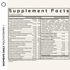 Codeage Multivitamines Quotidiennes Femmes 2-Pack vue arrière
