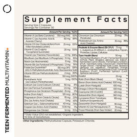 Codeage Multivitamines Teen 2-Pack vue arrière