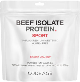 Codeage Poudre de Protéine Isolée de Boeuf 789g vue de face