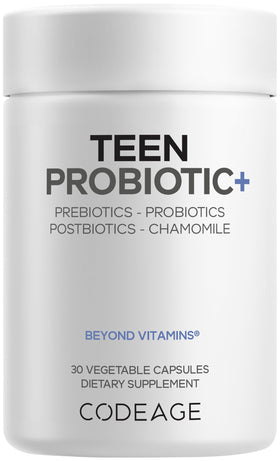 Codeage Probiotique Adolescent 30 Capsules, vue de face
