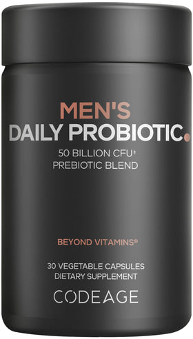 Codeage Probiotique Masculin 30 Capsules vue de face