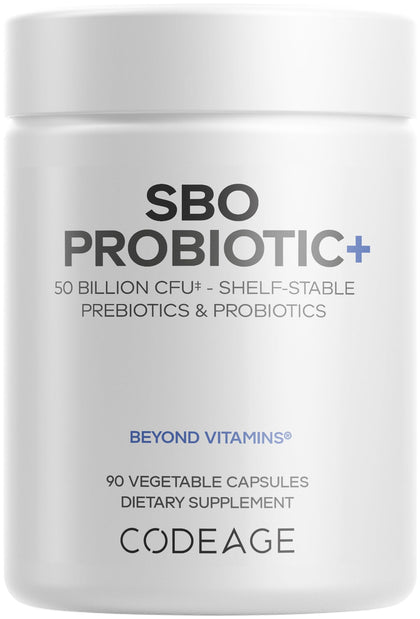 Codeage Probiotiques SBO 90 capsules vue de face