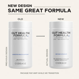 Codeage Santé Intestinale 180 Capsules ouvertes avec capsules à l'intérieur