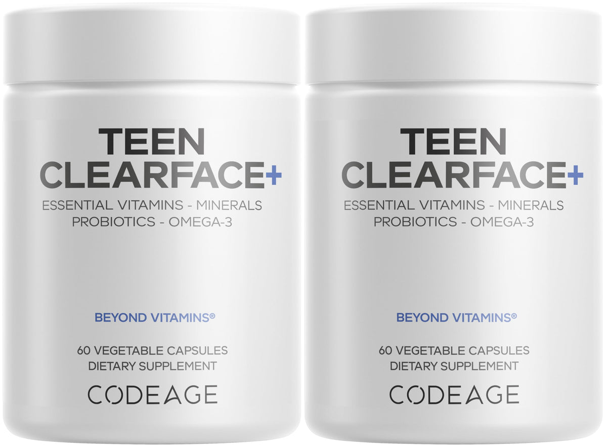 Codeage Teen Clearface complément alimentaire 2 pack vue avant