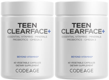 Codeage Teen Clearface complément alimentaire 2 pack vue avant