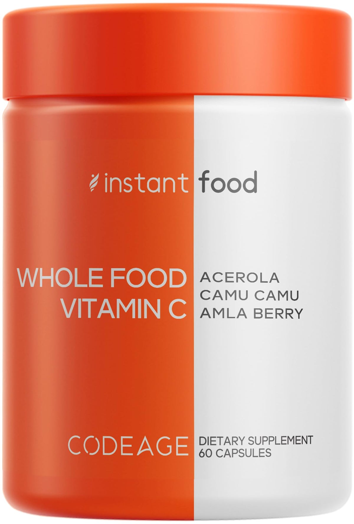 Codeage Vitamine C 500mg 60 Capsules - vue de face