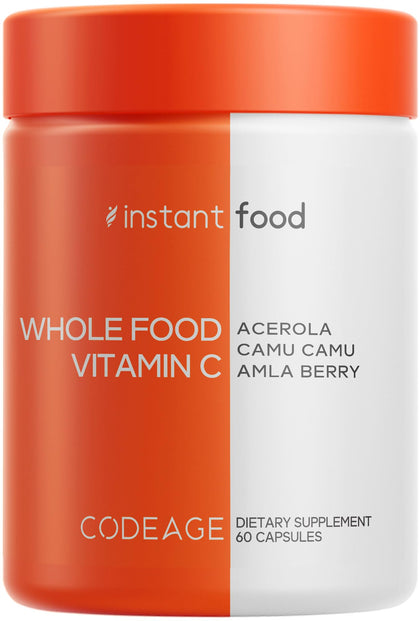 Codeage Vitamine C 500mg 60 Capsules - vue de face