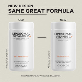 Codeage Vitamine C Liposomale 1500mg ingrédients principaux