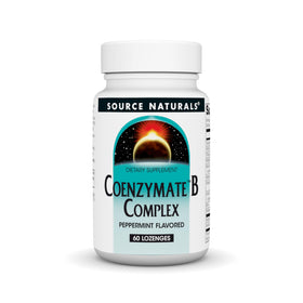 Coenzymate B Complex Source Naturals 60 comprimés à dissoudre, vue de face