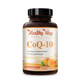 Coenzyme Q10 200mg HealthyWayRx capsule vue de devant