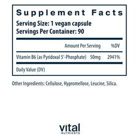 Coffret de Vital Nutrients contenant Pyridoxal-5 Phosphate