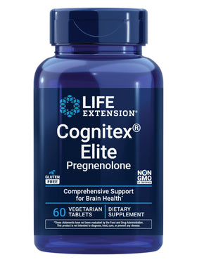 Cognitex® Elite Pregnenolone 60 comprimés, boîte vue de face